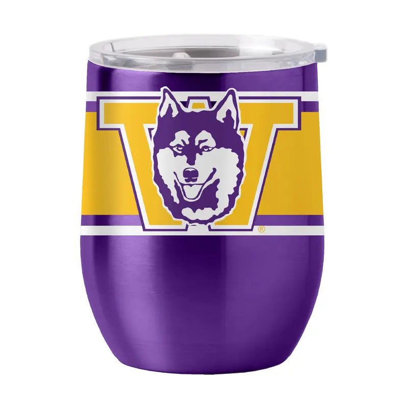 Washington 16oz Vault Stripe Stainless Curved Beverage