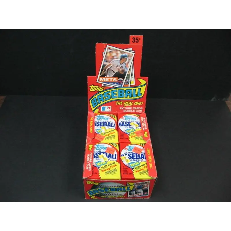 1985 Topps Baseball Unopened Wax Box (w/ Stickers)