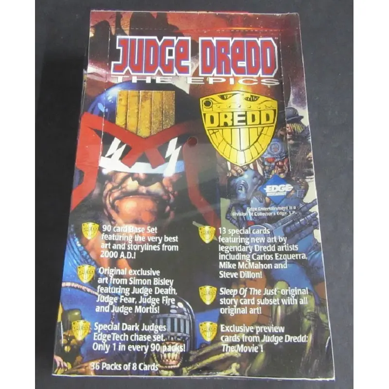 1995 Collector's Edge Judge Dredd The Epics Box