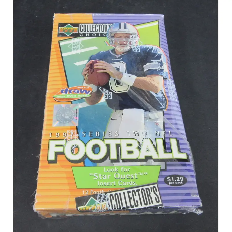 1997 Upper Deck Collector's Choice Football Series 2 Box (Retail) (Priced) (36/12)
