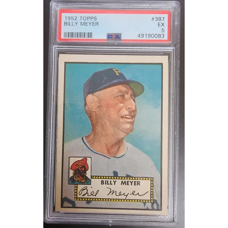 Billy Meyer 1952 Topps #387 PSA 5