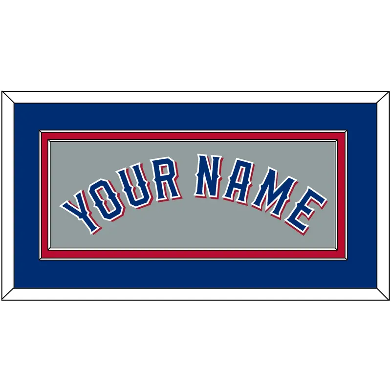 Texas Name - Road Gray (2020-2023) - Double Mat 3