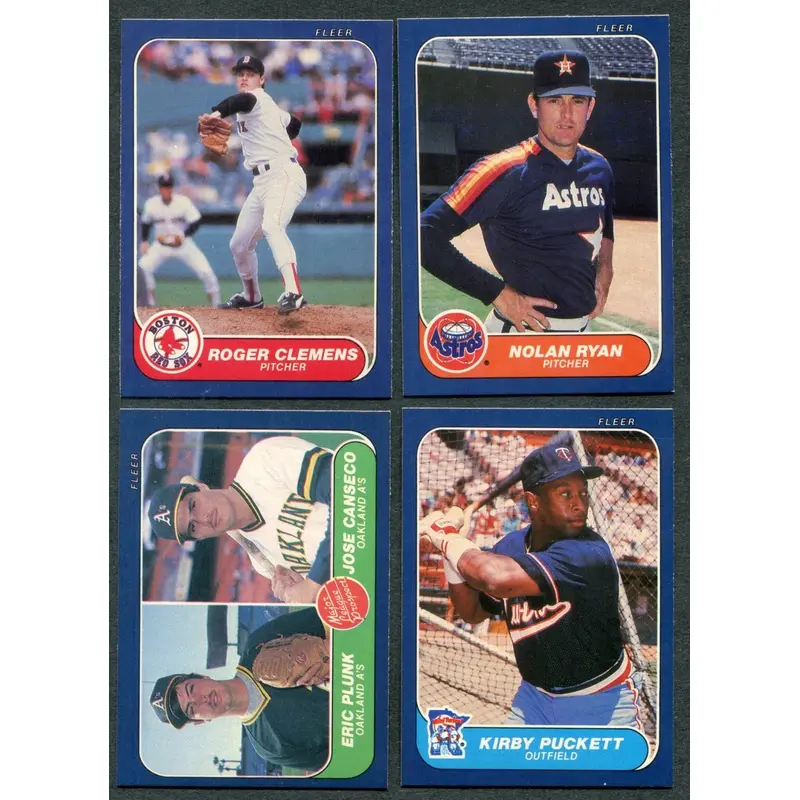 1986 Fleer Baseball Complete Set NM NM/MT (660) (23-256)