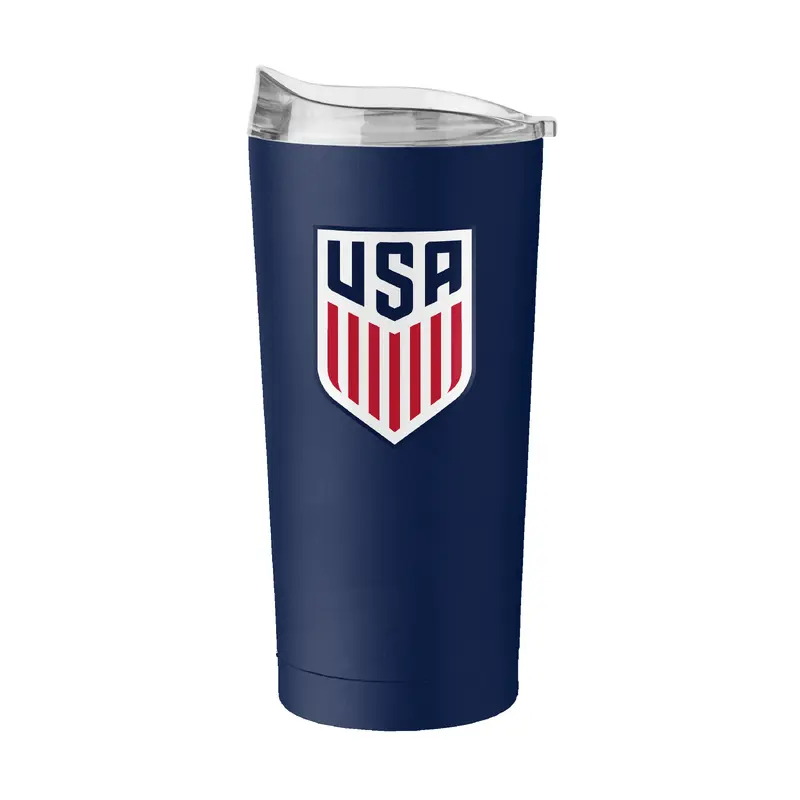 U.S. Mens Soccer 20oz Navy Flipside Powder Coat Tumbler