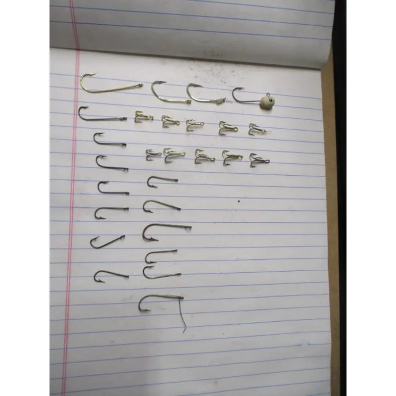 Used Fishing Hooks - 27 ct