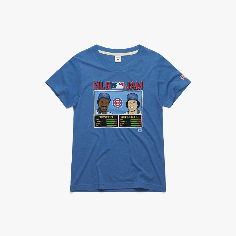 Women's MLB Jam Cubs Dawson And Sandberg