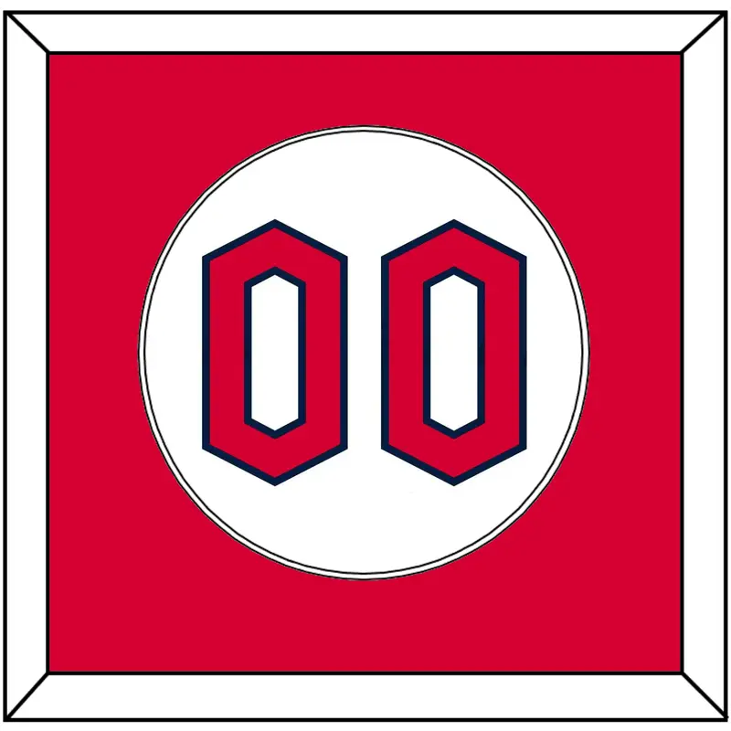 Cleveland Number - Home White - Single Mat 2