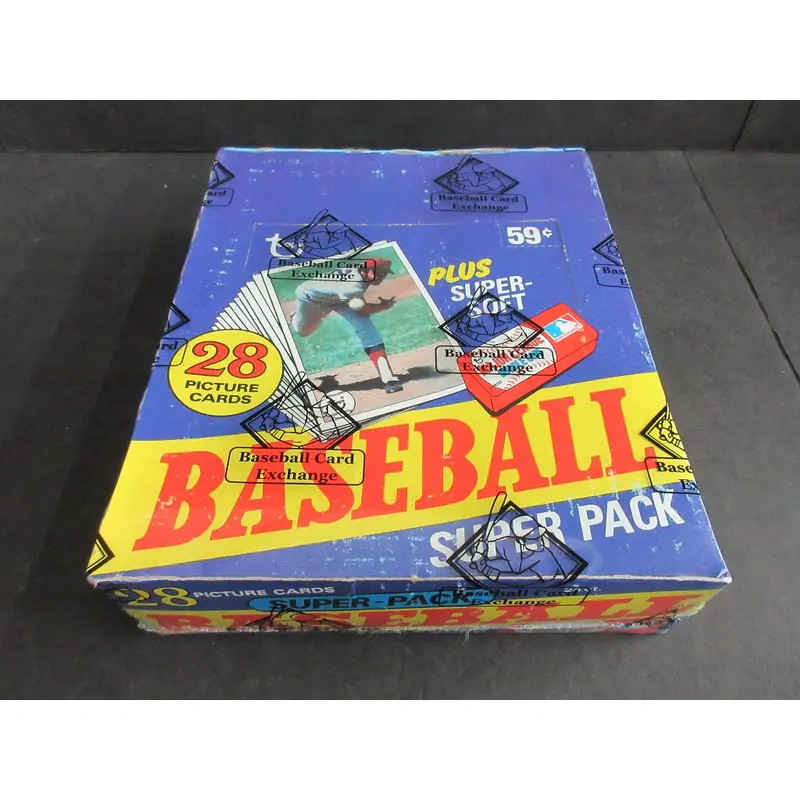 1980 Topps Baseball Unopened Super Cello Box (BBCE) (A10896)