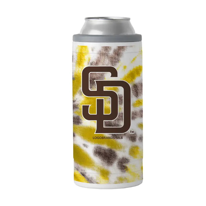 San Diego Padres 12oz Tie Dye Slim Can Coolie