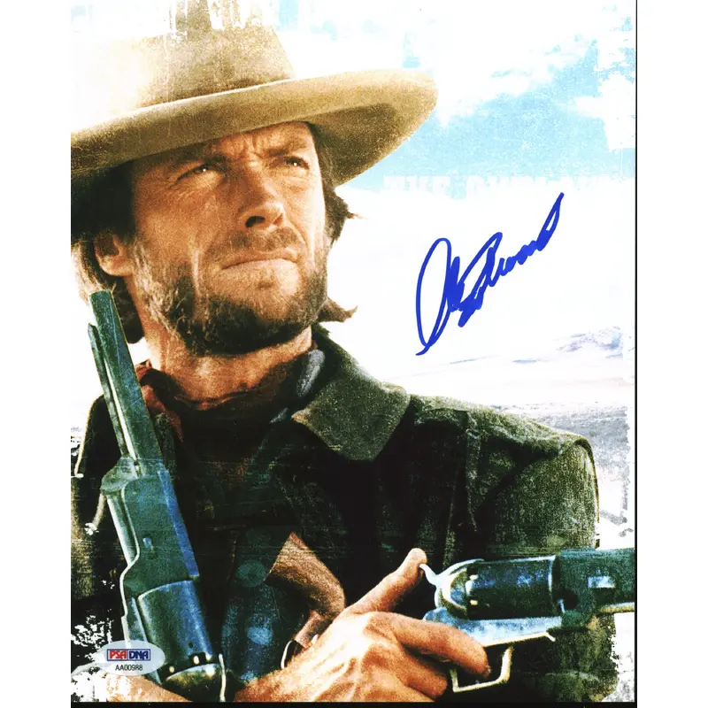 Clint Eastwood The Good, the Bad and the Ugly Signed 8x10 Photo PSA/DNA #AA00988
