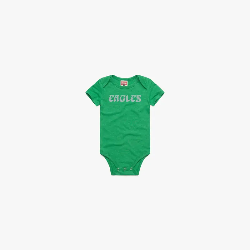 Philadelphia Eagles Wordmark '73 Baby One Piece