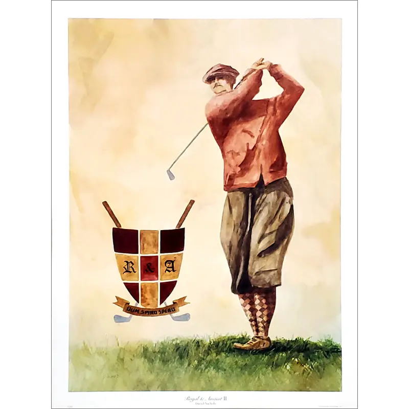 Golf Classic Art "Royal and Ancient II" Poster Print - Directional Publishing