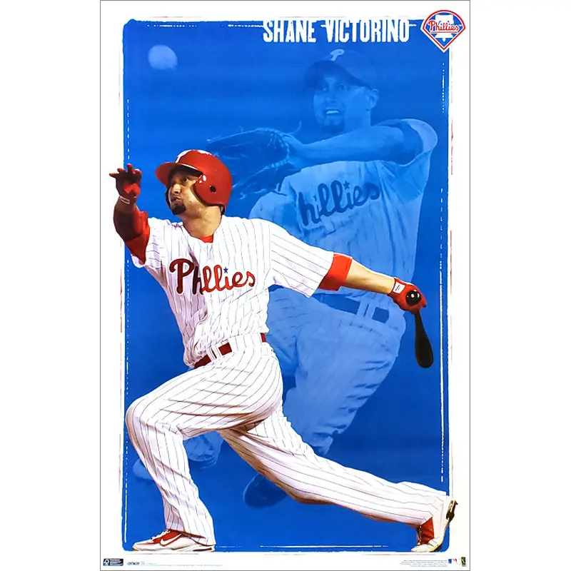 Shane Victorino "Superstar" Philadelphia Phillies MLB Action Poster - Costacos 2010