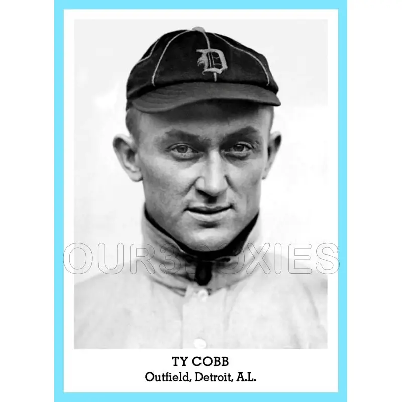 Ty Cobb 1947 Tip Top Bread Custom Card - 3813