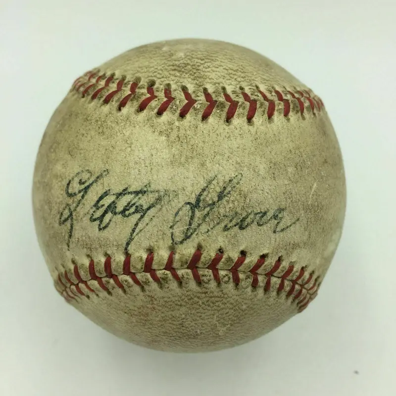 1937 Lefty Grove Playing Days Signed Baseball With JSA COA Boston Red Sox Auto