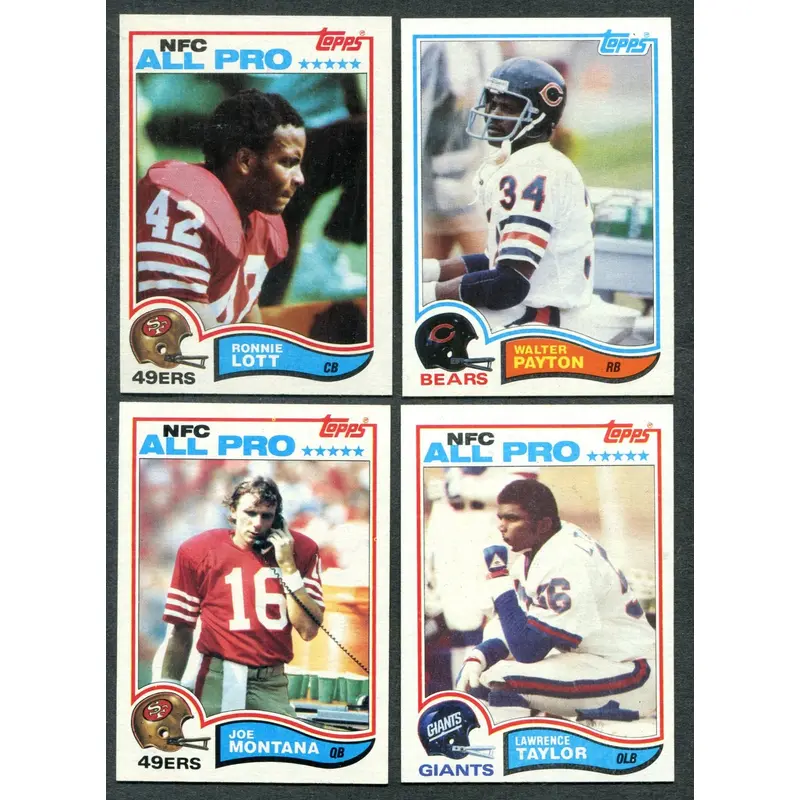 1982 Topps Football Complete Set NM NM/MT (528) (23-307)