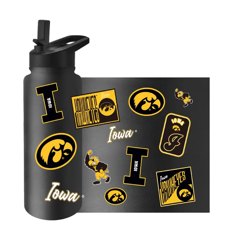 Iowa 34oz Dreamweave Quencher Bottle