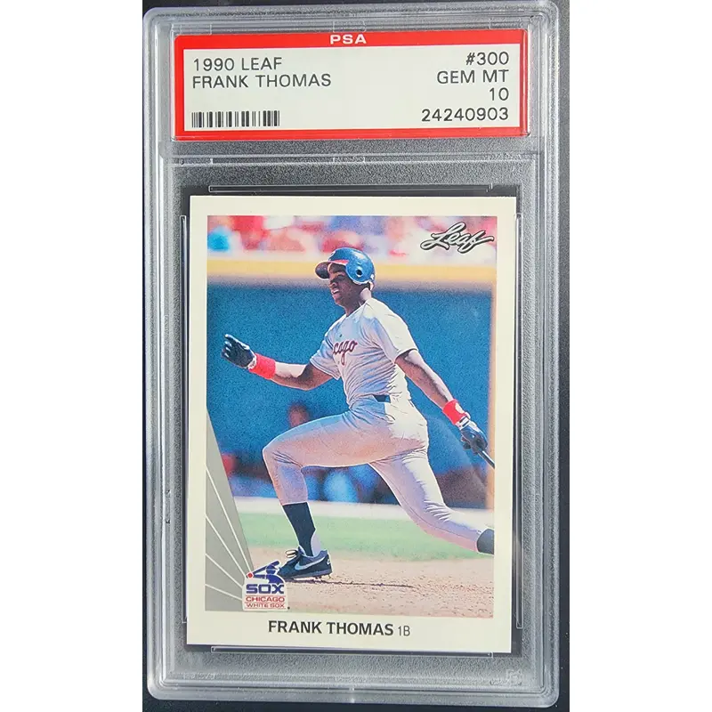Frank Thomas 1990 Leaf #300 PSA 10 Gem Mint