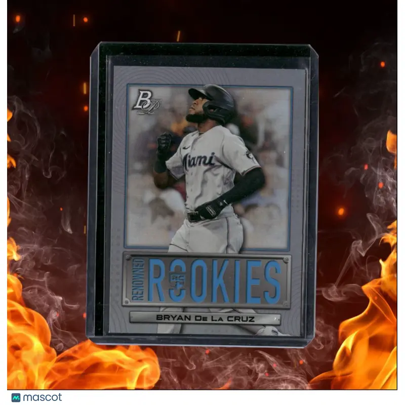 2022 Bowman Platinum Renowned Rookies Bryan De La Cruz #RR-6