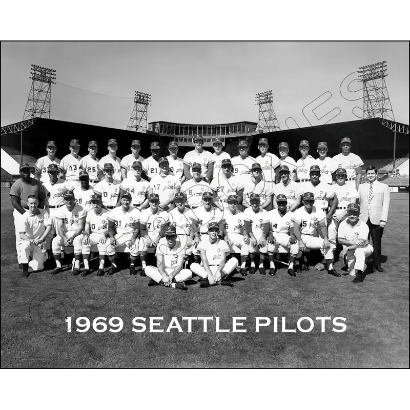 1969 Seattle Pilots 8X10 Photo - Bouton Davis Segui - 2165