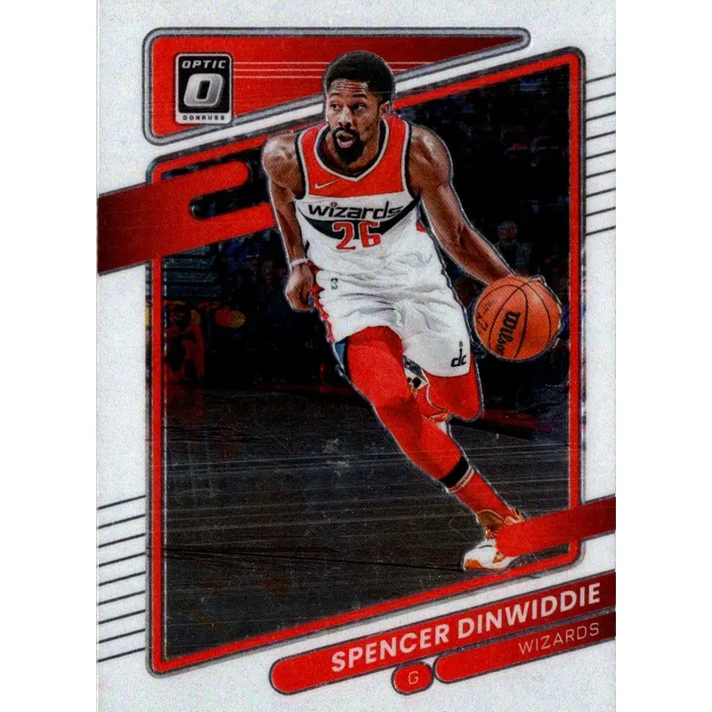 2021 Donruss Optic Red Spencer Dinwiddie #54