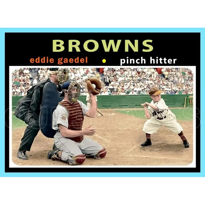 Eddie Gaedel 1971 Topps Custom Card - 4594