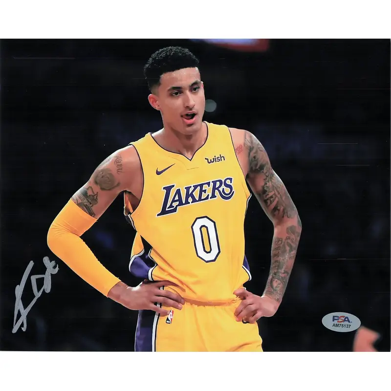 Kyle Kuzma signed 8x10 photo PSA/DNA Los Angeles Lakers Autographed