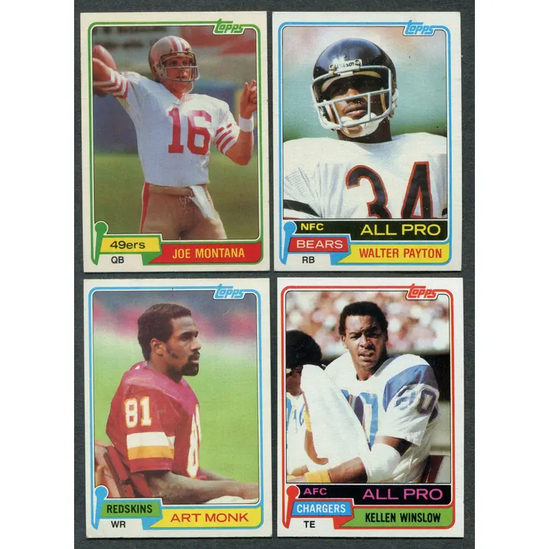 1981 Topps Football Complete Set EX/MT NM (528) (24-463)