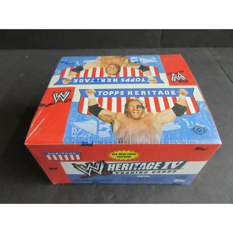 2009 Topps Heritage IV WWE Wrestling Box (Hobby) (24/5)