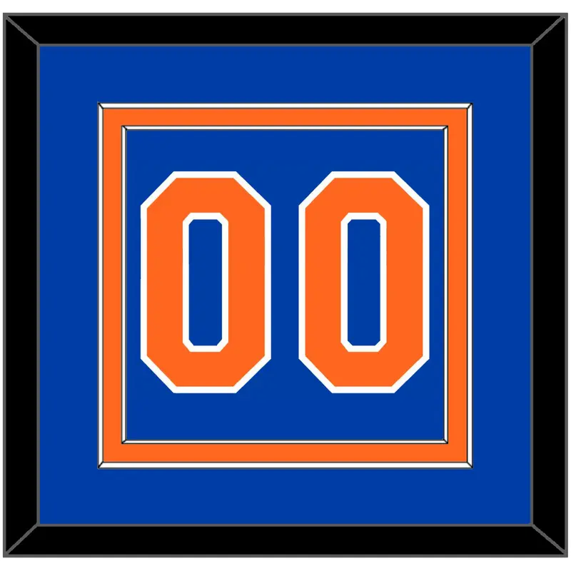 New York Number - Road Blue - Double Mat 2