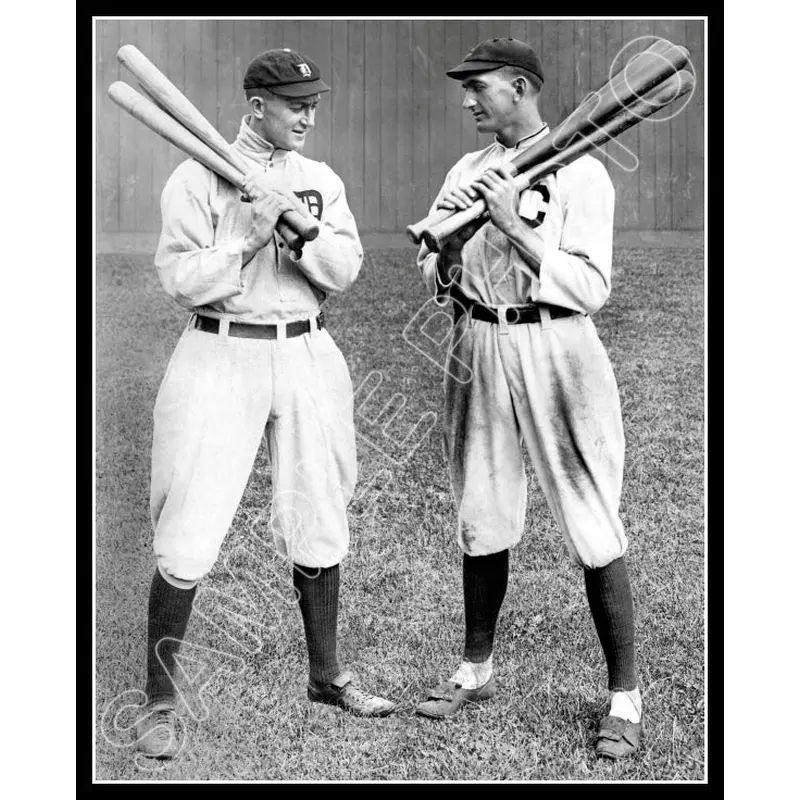 Ty Cobb Joe Jackson 8X10 Photo - 1913 Tigers Naps - 1668