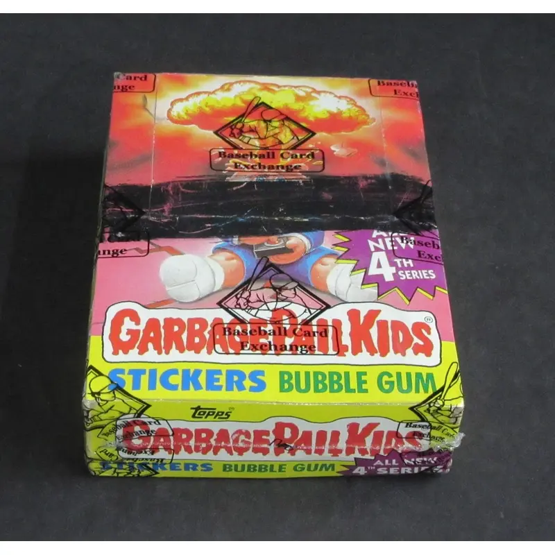1986 Topps Garbage Pail Kids Series 4 Unopened Wax Box (w/o price) (X-Out) (Purple) (BBCE)