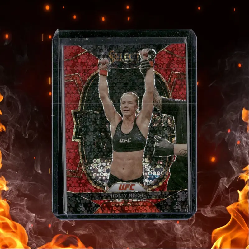 2023 Panini Select Holly Holm Red Concourse Disco Prizm 86/99 #44