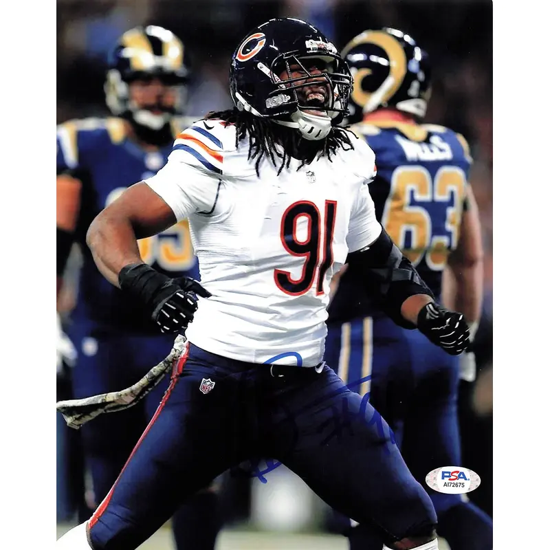 DAVID BASS Signed 8x10 photo PSA/DNA Chicago Bears Autographed
