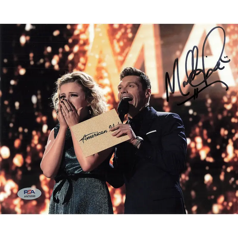 MADDIE POPPE Signed 8x10 Photo PSA/DNA Autographed Singer