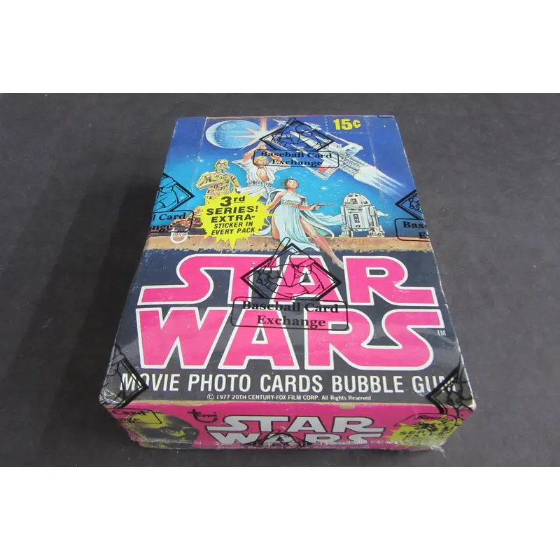 1977 Topps Star Wars Unopened Series 3 Wax Box