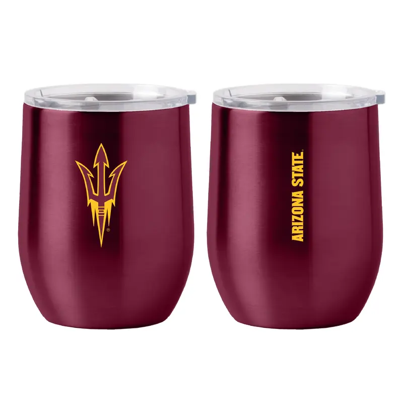 Arizona State 16oz Gameday Stainless Curved Beverage