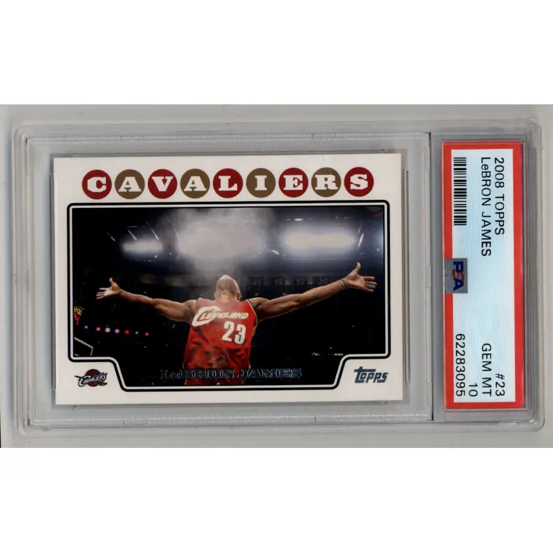 LeBron James 2008-09 Topps #23 PSA 10 Gem Mint
