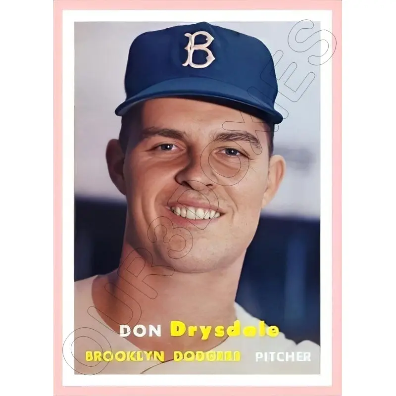 Don Drysdale 1957 Topps Reproduction Card - 4087