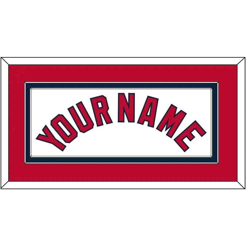 St. Louis Name - Home White - Double Mat 2