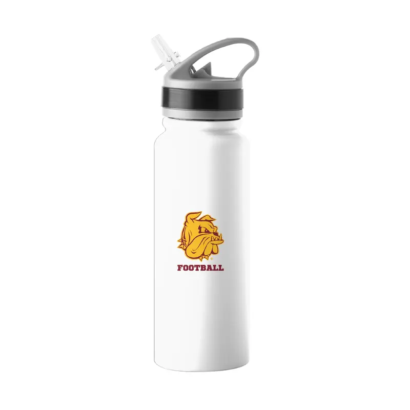 Minnesota Duluth 25oz White Football SingleWall FlipTop Bottle