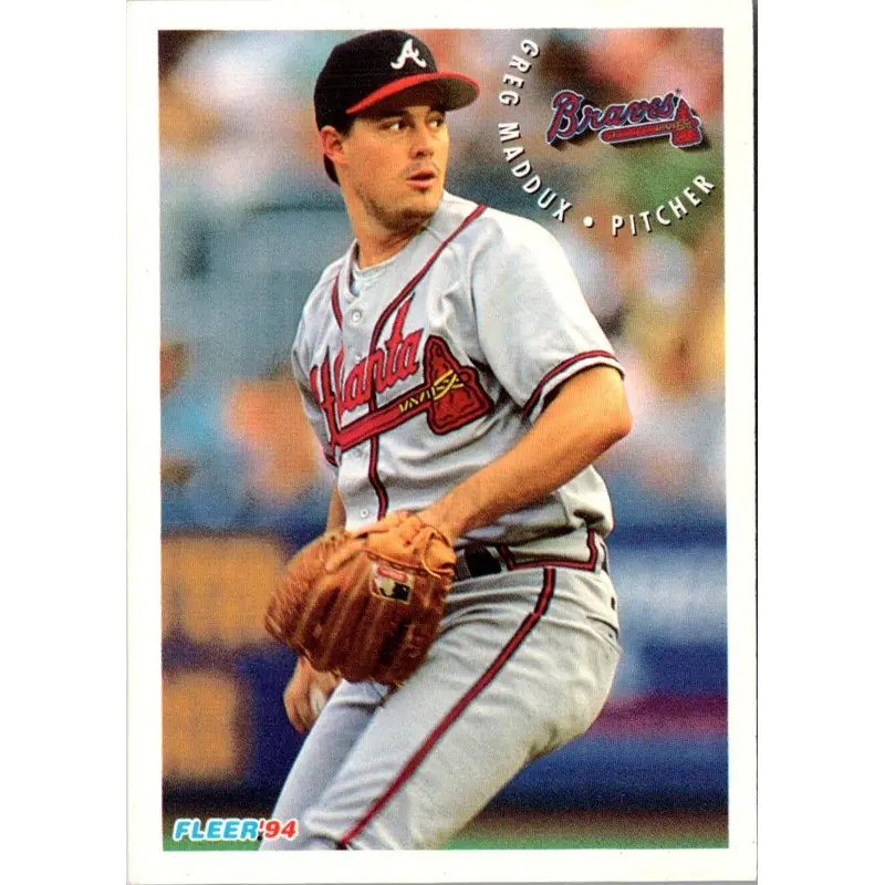 1994 Fleer Sunoco Greg Maddux #16