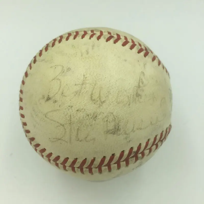 1950's Stan Musial Signed Game Used National League Giles Baseball Beckett COA