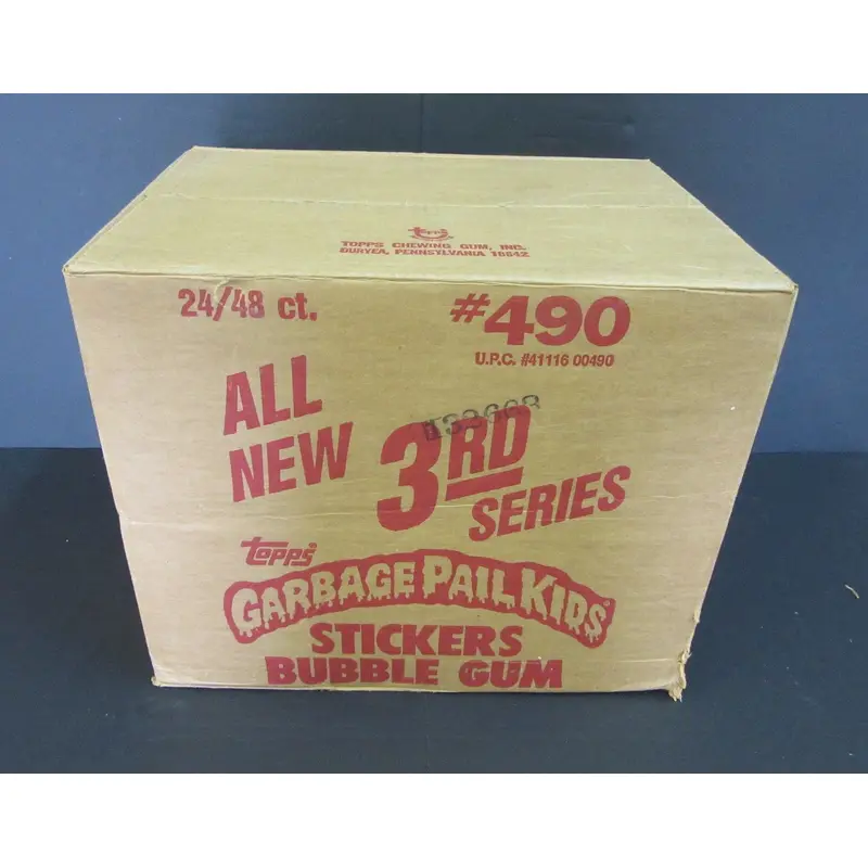 1986 Topps Garbage Pail Kids Series 3 Wax Case