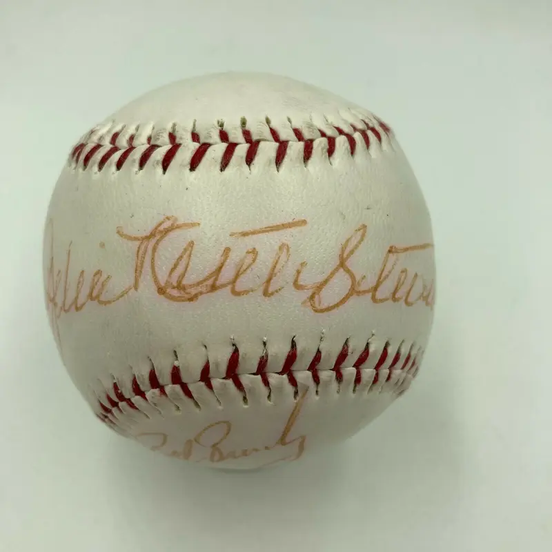 Babe Ruth Daughter Julia Ruth Stevens SIgned Baseball With Chicago Cubs JSA COA