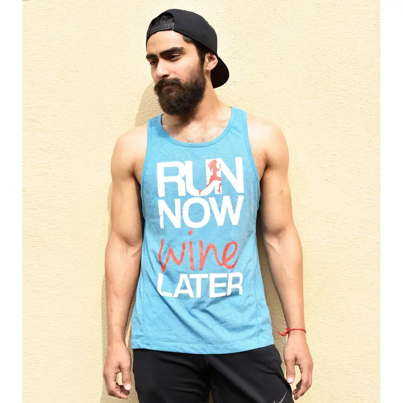 Men's Running Tank Top (Dodger Blue)Wod Armour | Kibi Sports