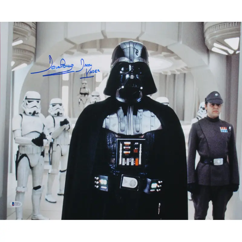 David Prowse The Empire Strikes Back Darth Vader Signed 16x20 Photo BAS #C58732
