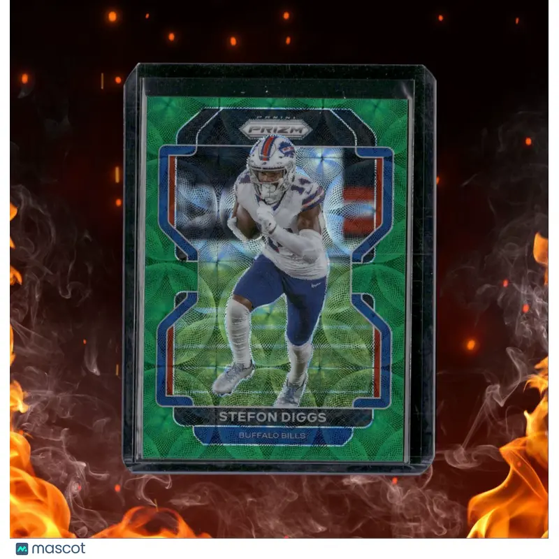 2021 Panini Prizm Green Scope Stefon Diggs 50/75 #114
