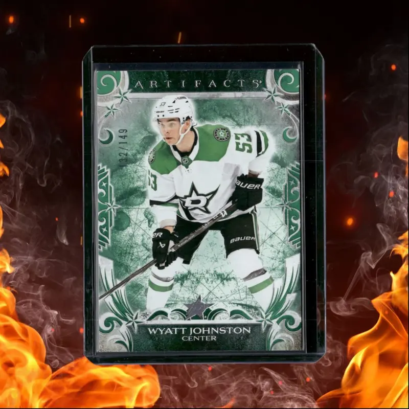 2024-25 Upper Deck Artifacts Wyatt Johnston Emerald 132/149 #125
