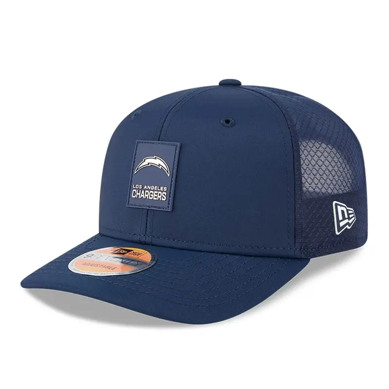 LA Chargers NFL Sideline 2025 Blue 9SEVENTY Trucker Stretch Snap Adjustable Cap